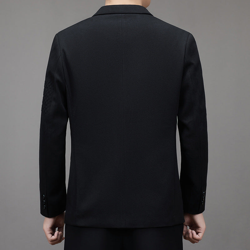 Herren Leichtes Casual-Sakko mit Dreiviertelärmeln und aufgesetzten Taschen Shop Nory