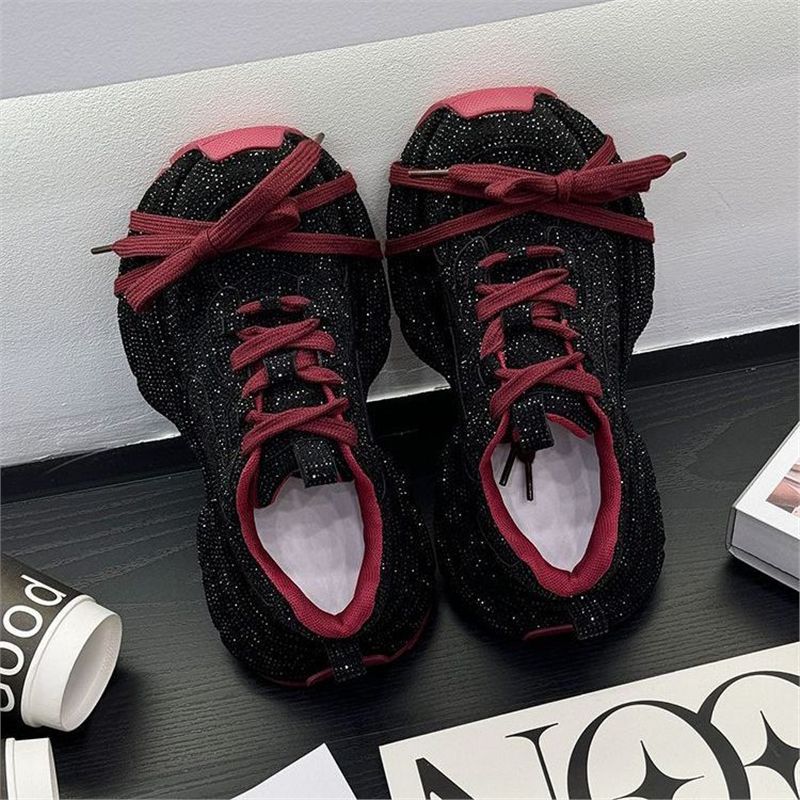 Damen Statement‑Sneaker mit strukturiertem Netz‑Mesh, überhöhter Plateau‑Sohle und gepolstertem Komfortfutter Shop Nory