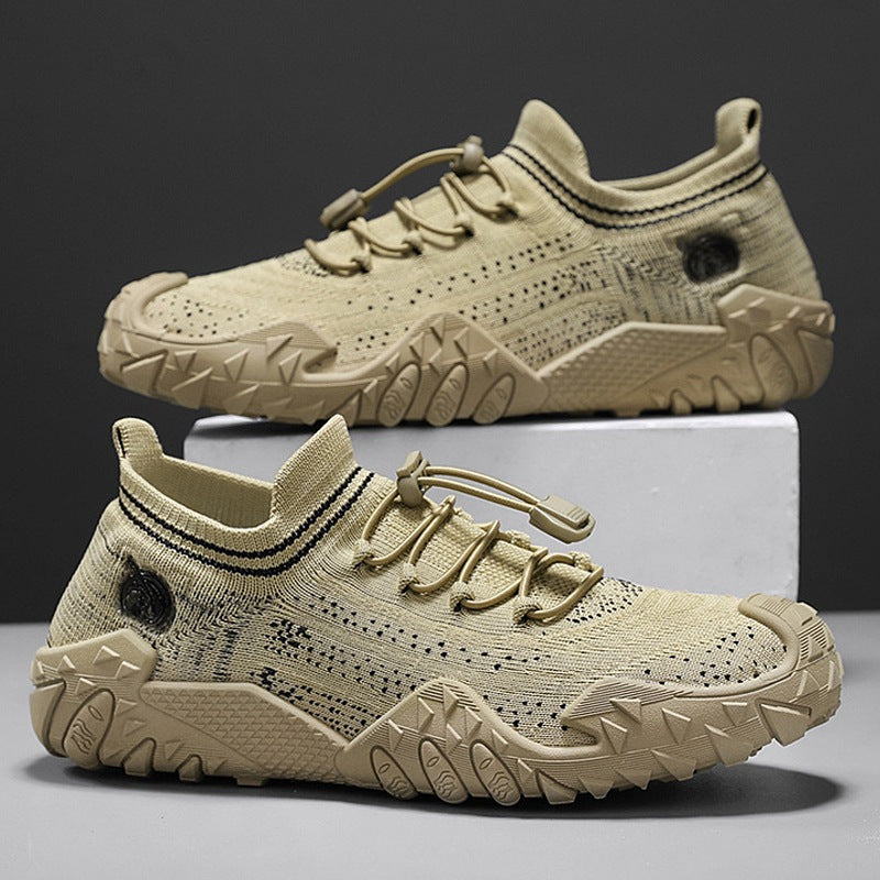 Damen Sportliche Wasserschuhe mit rutschfester Sohle und elastischem Snürsystem Shopnory