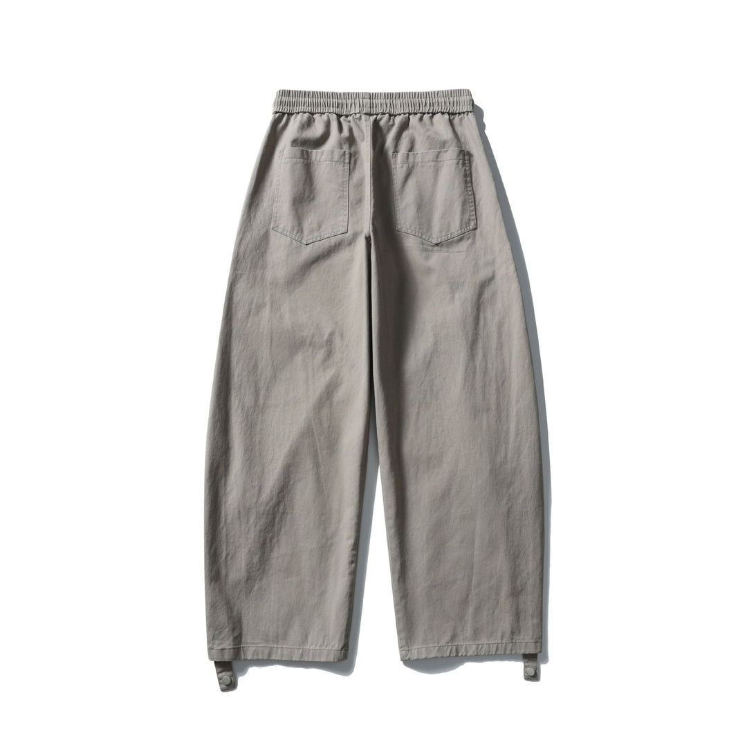 Damen Weite Cargo‑Hose mit elastischem Tunnelzugbund, aufgesetzten Pattentaschen und verstellbaren Beinriemen Shop Nory