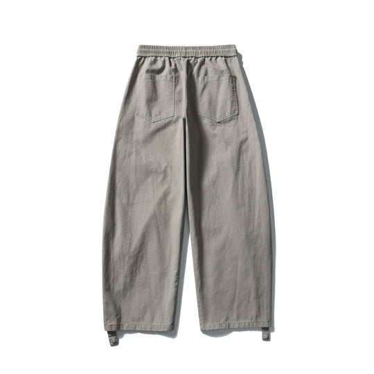 Damen Weite Cargo‑Hose mit elastischem Tunnelzugbund, aufgesetzten Pattentaschen und verstellbaren Beinriemen Shop Nory