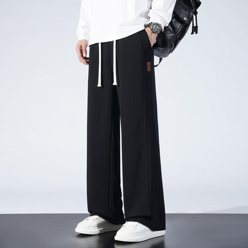 Damen Weite Lounge-Sweathose mit Tunnelzug und geradem Bein Shop Nory
