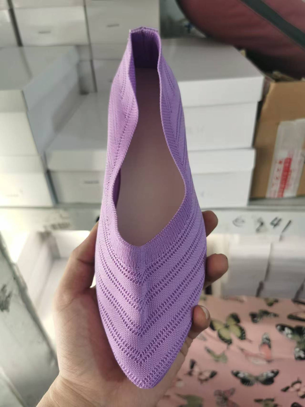 Damenschuhe Bequeme Mokkasins Schick
