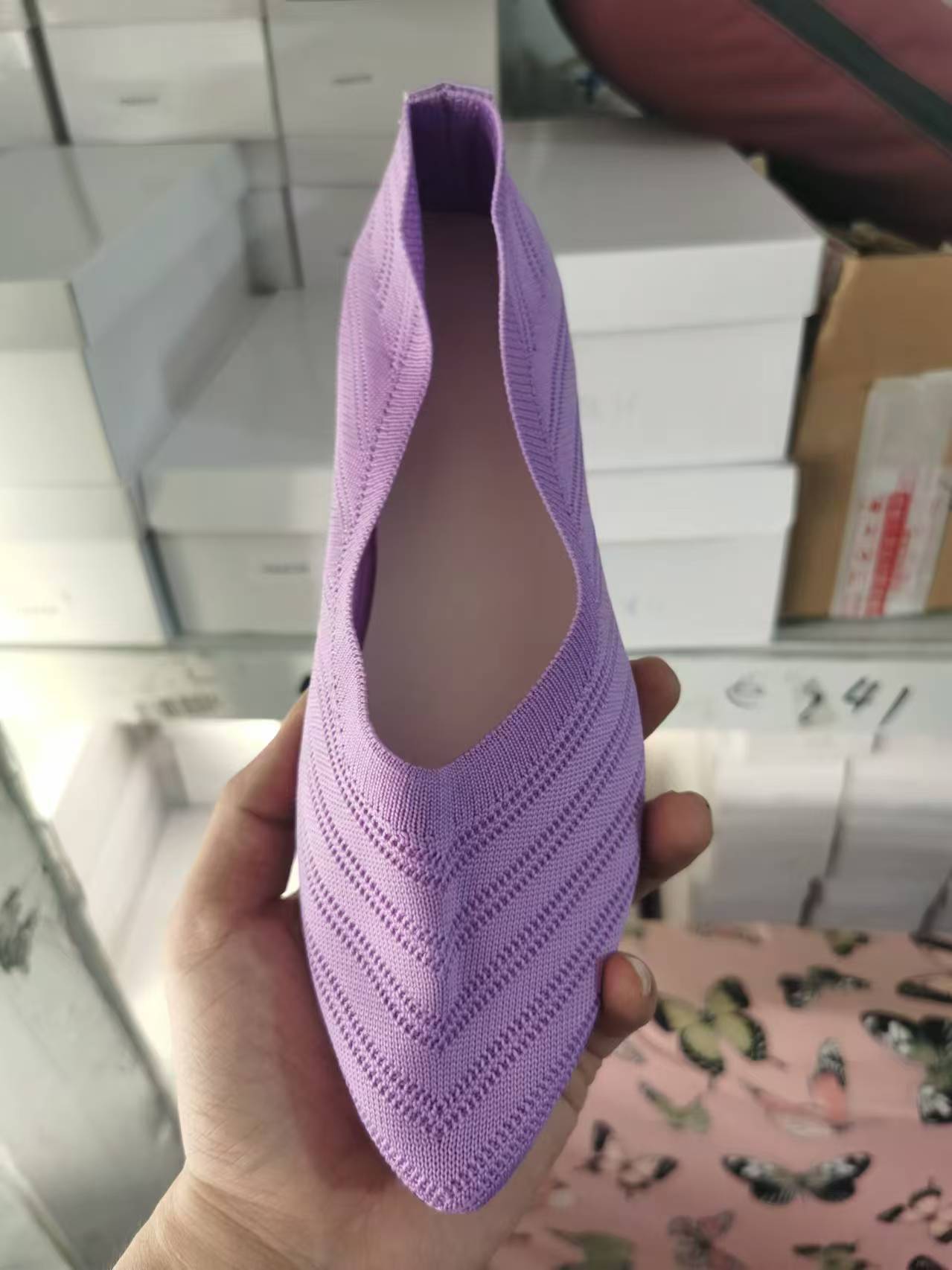 Damenschuhe Bequeme Mokkasins Schick