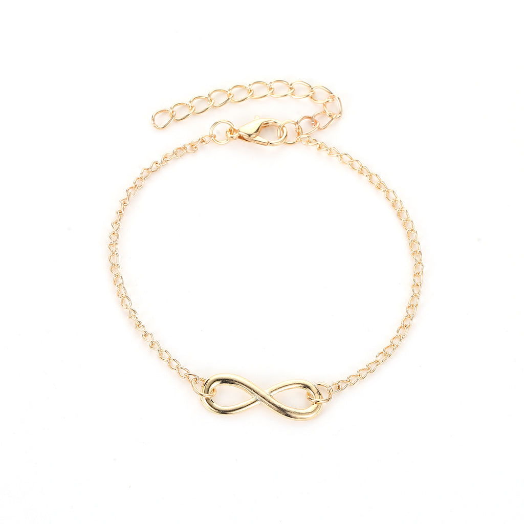 Damen Armband mit unendlichem Symbol und filigranem Kettendesign Shop Nory