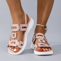 Damen modische Sandalen mit elegantem Verschluss