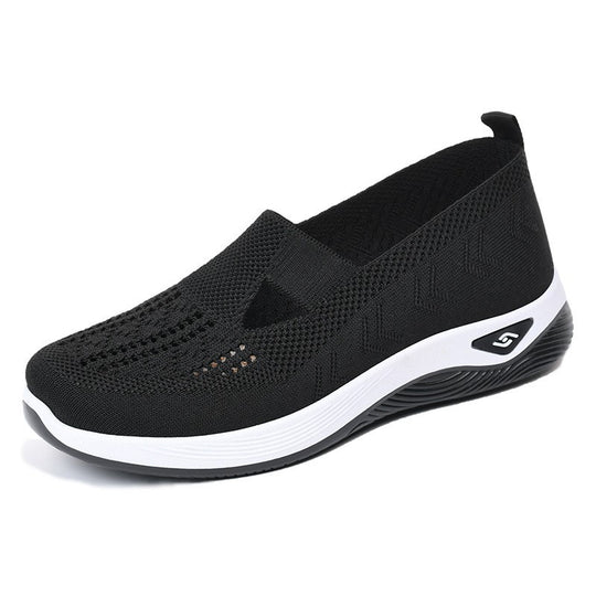 Damen nan leichte gestrickte Slipper mit orthopädischer Komfortsohle Shop Nory
