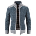 Herren Strickjacke mit hohem Kragen