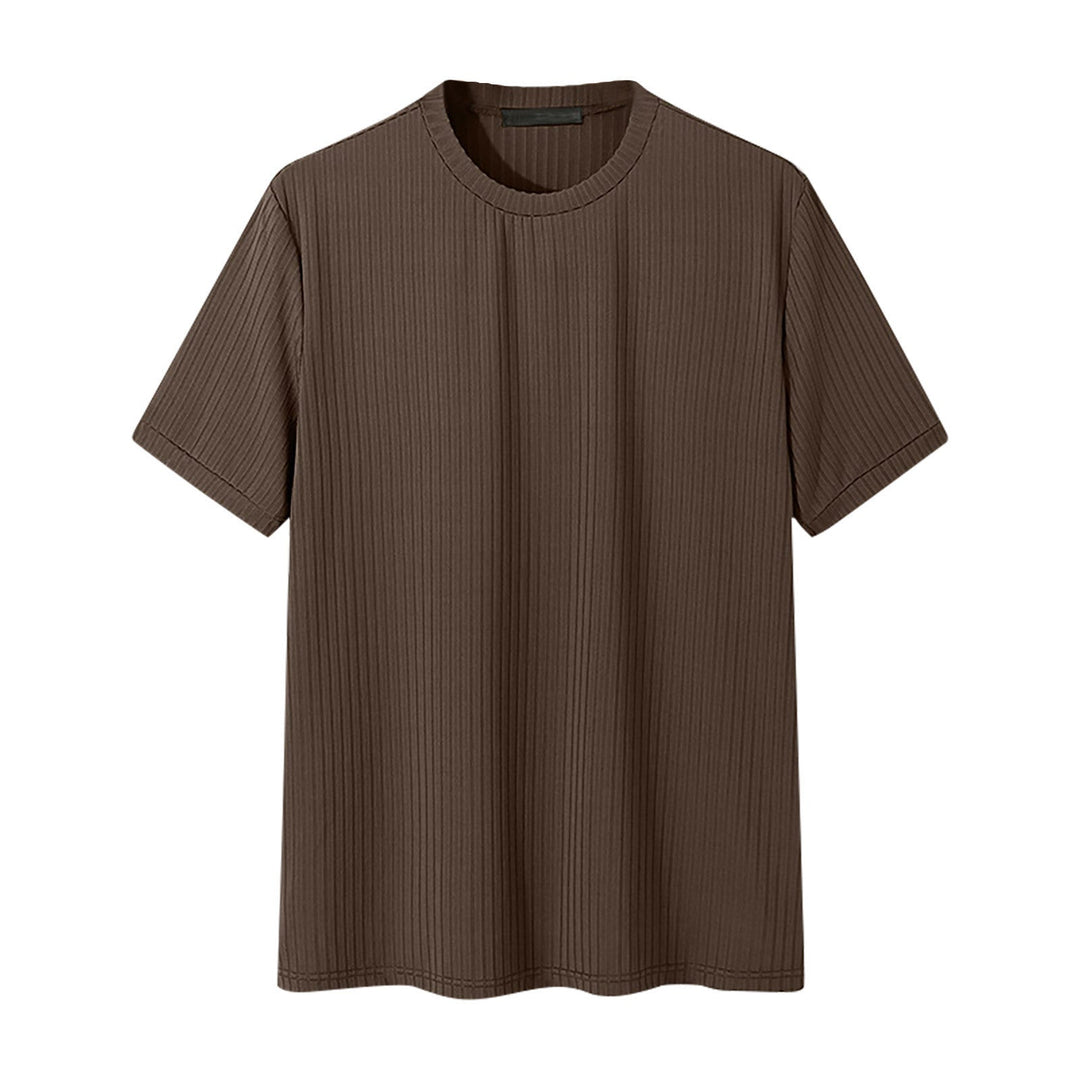 Unisex nan geripptes weit geschnittenes T-Shirt aus Baumwollmix