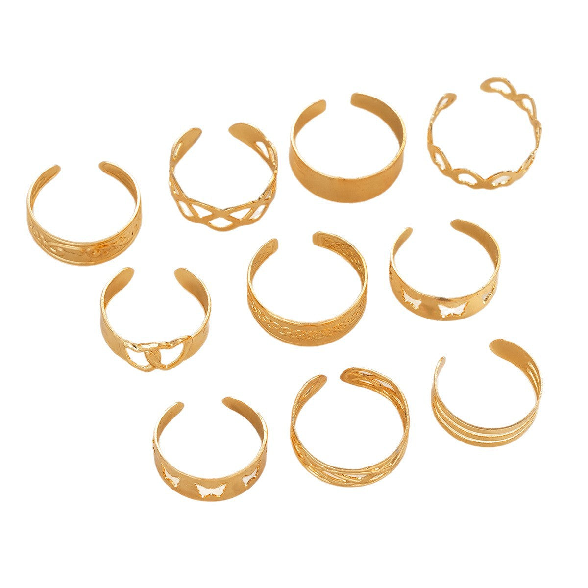 Damen Fußring-Set mit eleganten und filigranen Designs Shop Nory