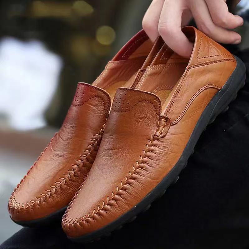 Herren Elegante Mokassins aus weichem Leder