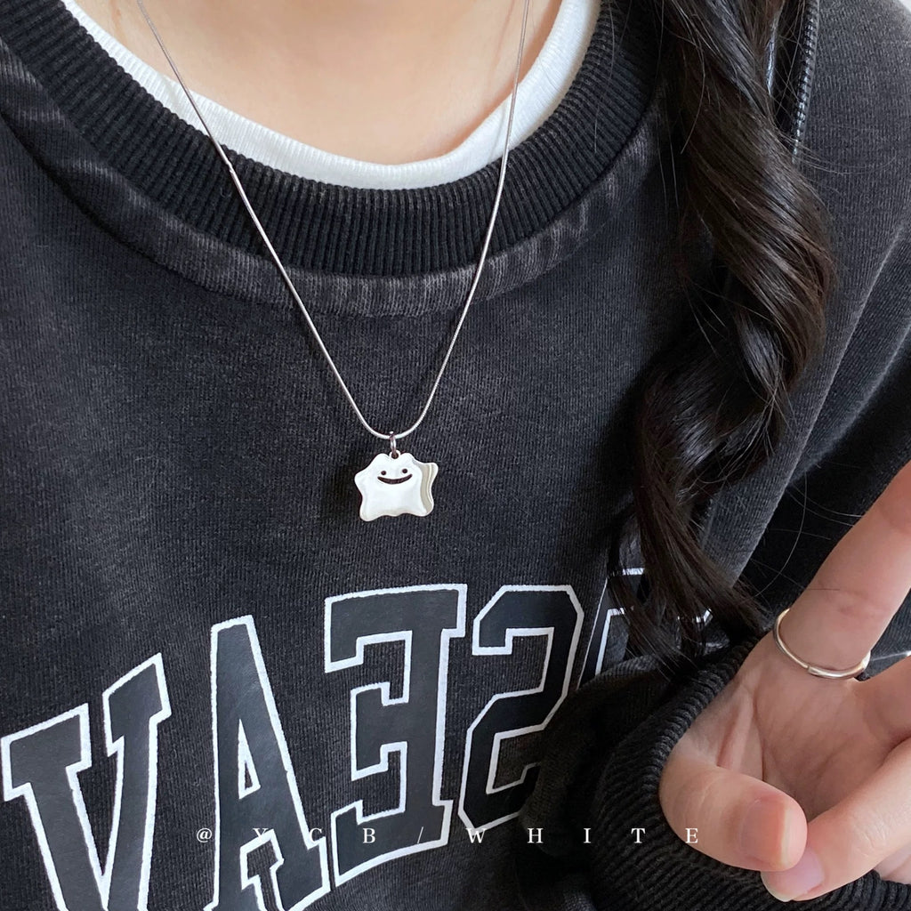 Damen Kette mit verspieltem Sternenanhänger Shop Nory