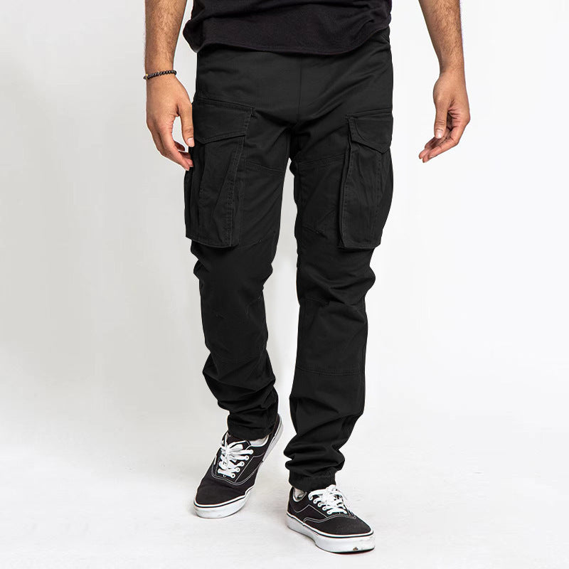 Herren nan tapered Cargo-Hose mit großen Klappentaschen, verstärkten Knien und schmal zulaufendem Bein Shop Nory