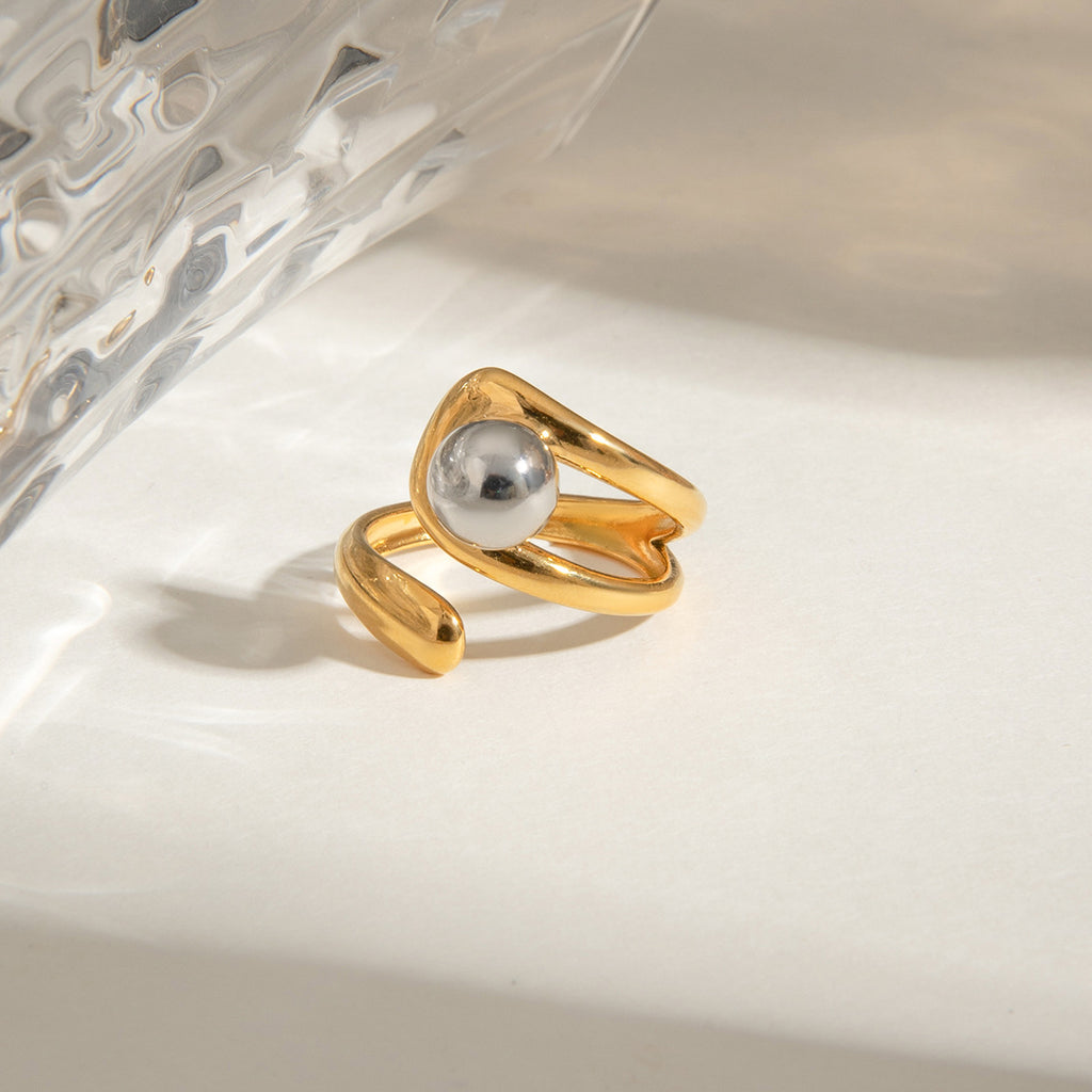 Damen Offener Ring mit elegantem Wickel-Design und hypoallergenen Eigenschaften Shop Nory