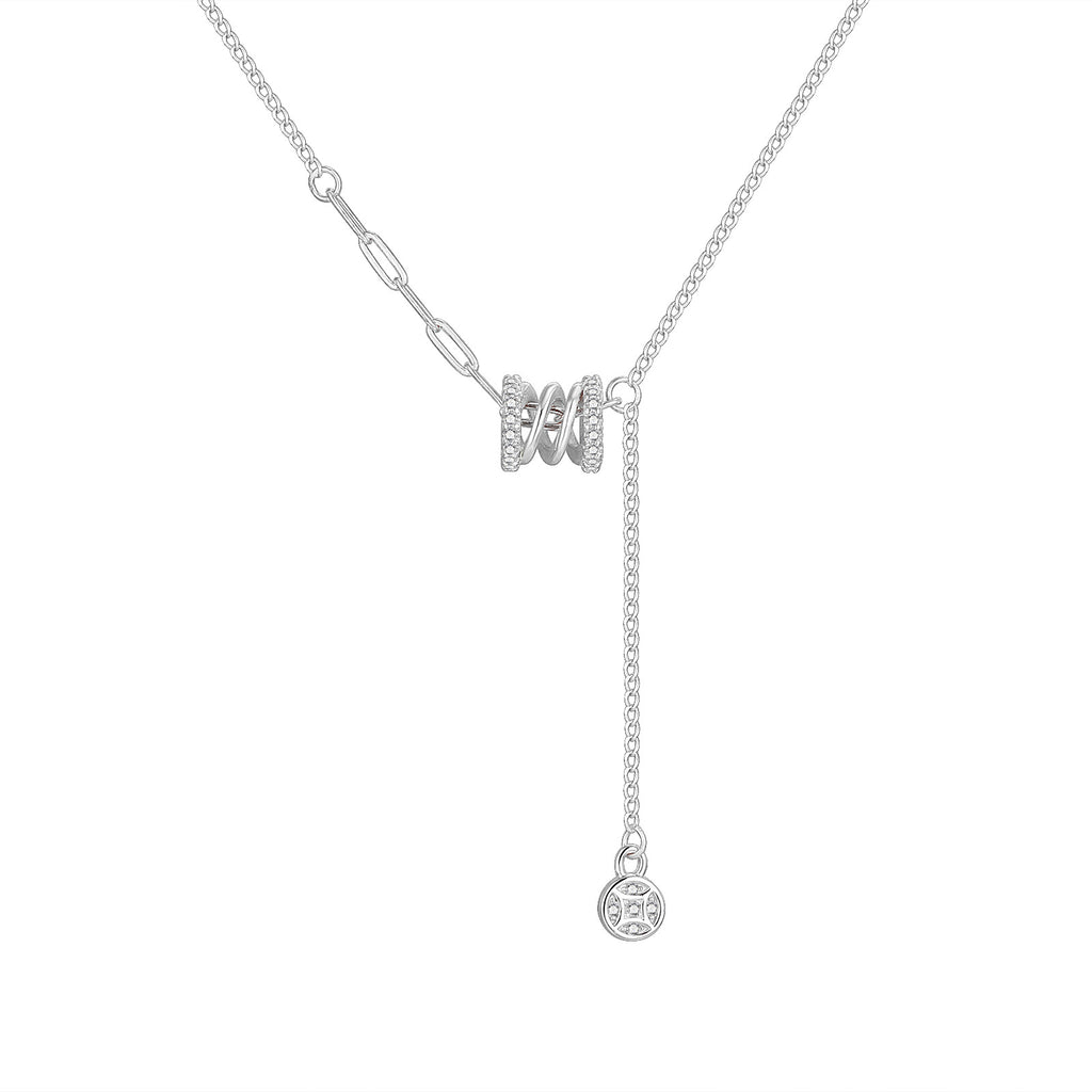 Damen Schmuckstück mit modernem Design und funkelnden Zirkonia Shop Nory