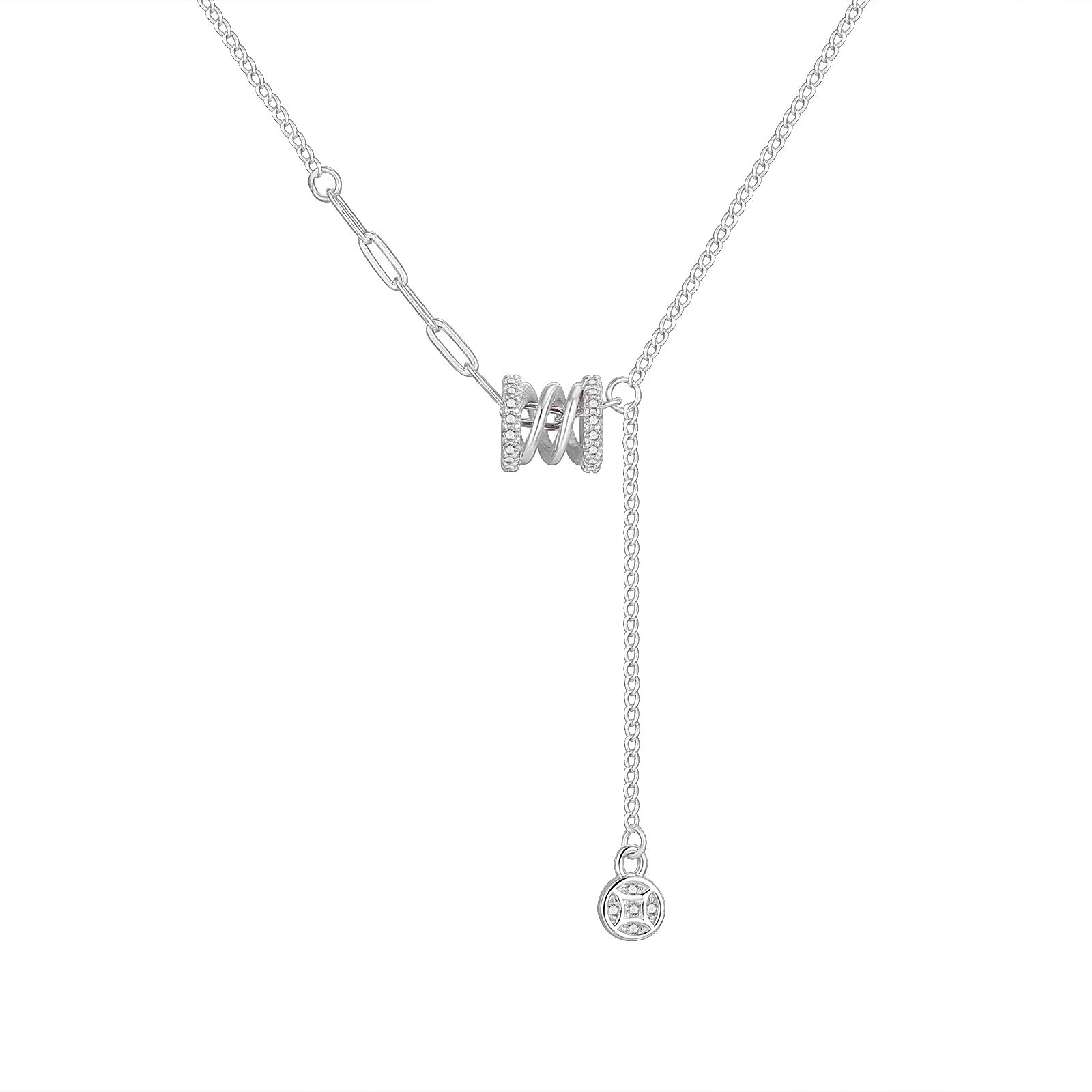 Damen Schmuckstück mit modernem Design und funkelnden Zirkonia Shop Nory