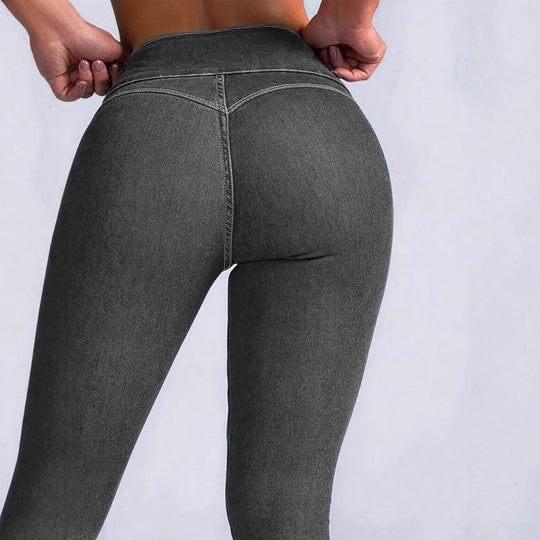 Damen Hochtaillierte Sculpting-Skinny-Jeans mit taillenformendem V-Bund und Push-Up-Effekt Shop Nory