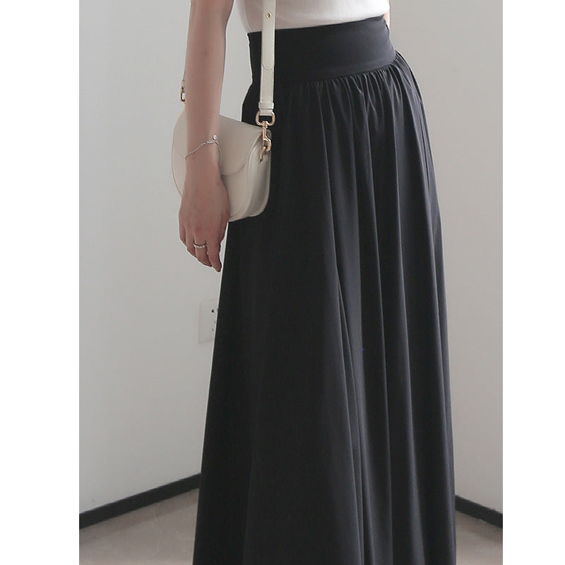 Damen Eleganter Maxi-Rock mit fließendem Schnitt Shop Nory