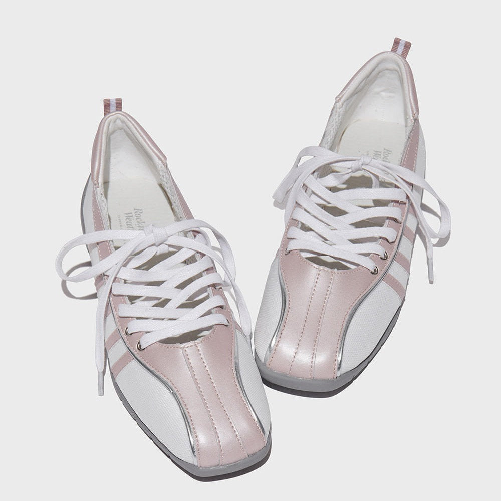 Damen Sportliche Sneakers im modernen Design mit atmungsaktiver Oberflächenstruktur
