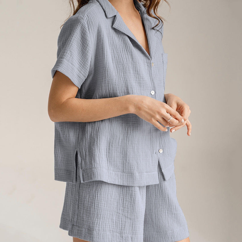 Damen Bequemes Schlafanzug-Set aus atmungsaktivem Material Shopnory