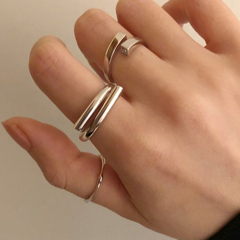 Damenring mit geometrischem und skulpturalem Design Shop Nory