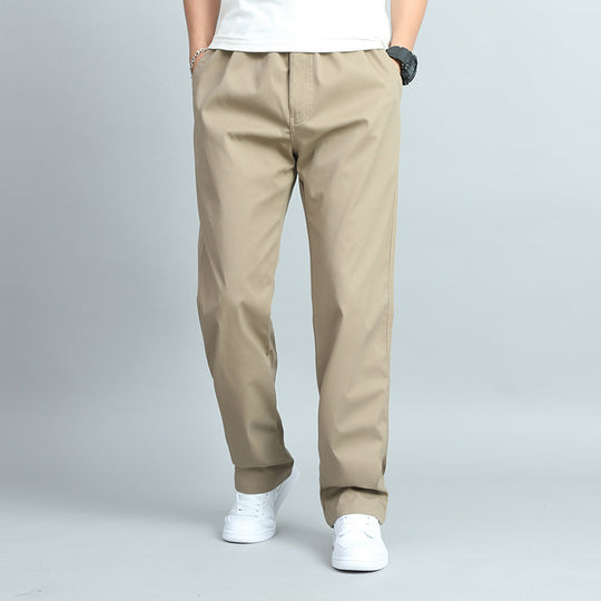 Herren Bequeme Chino-Baumwollhose Shop Nory