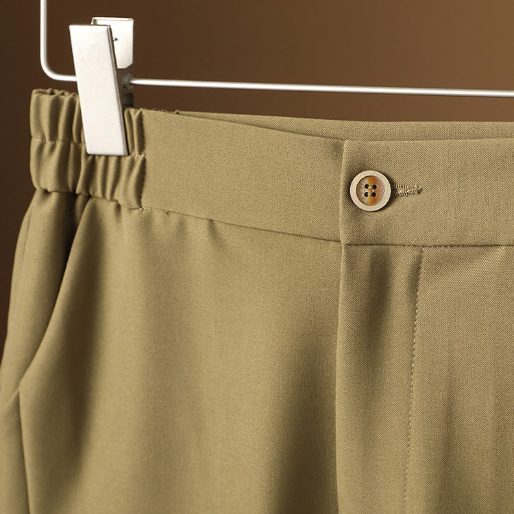 Damen Hoch taillierte, bequeme Stoffhose Shop Nory
