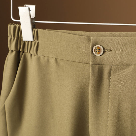 Damen Hoch taillierte, bequeme Stoffhose Shop Nory