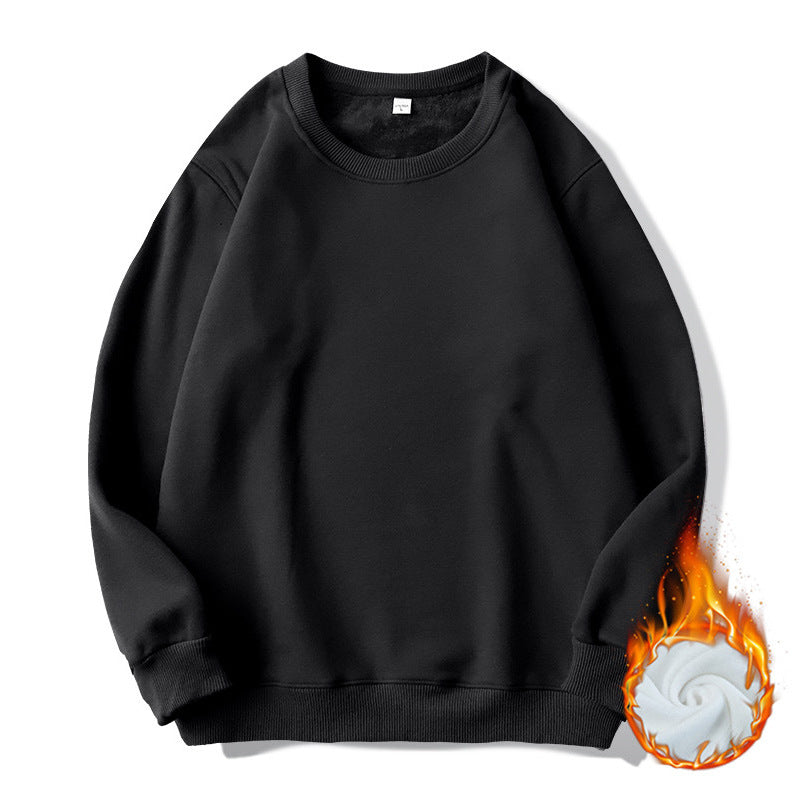 Herren Thermo-Fleece-Sweatshirt mit Rundhalsausschnitt und oversized Schnitt Shop Nory