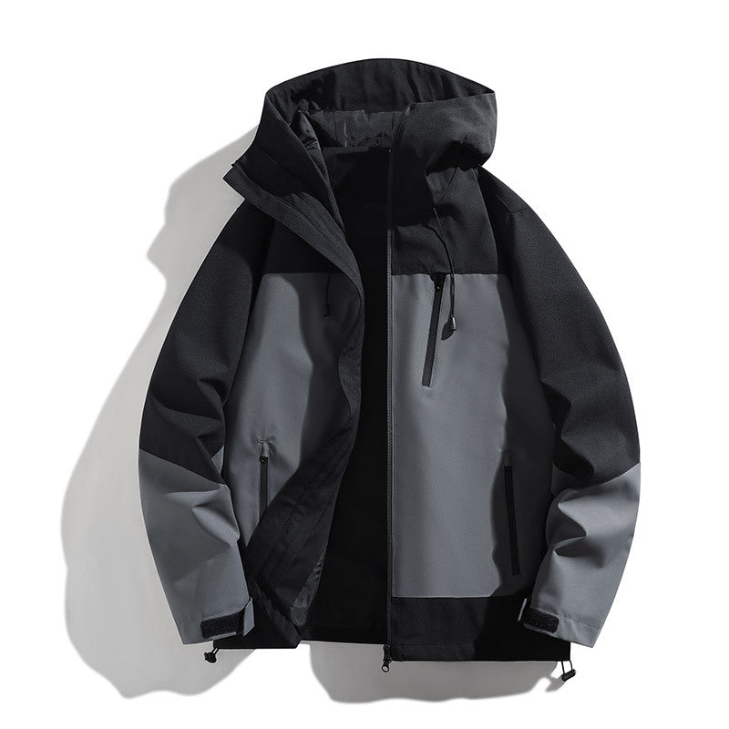 Damen technische Allwetterjacke mit vielseitigem Kapuzendesign und verstellbaren Belüftungsöffnungen