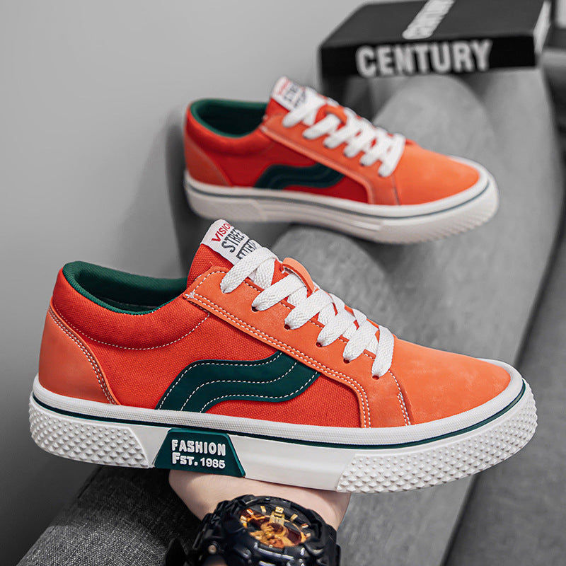Damen Sneaker mit robustem Canvas-Obermaterial und dämpfender Sohle