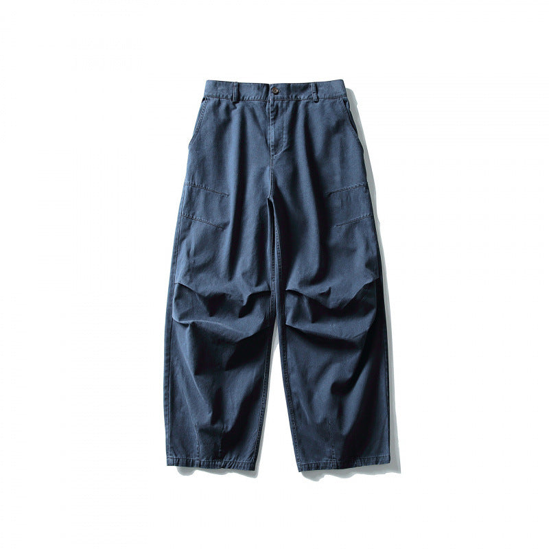 Unisex Weite Utility-Cargo-Hose im Relaxed-Fit mit Knieabnähern und elastischem Saum Shop Nory