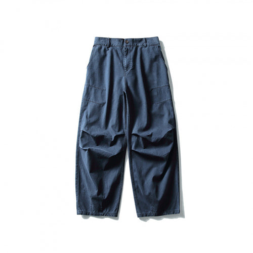 Unisex Weite Utility-Cargo-Hose im Relaxed-Fit mit Knieabnähern und elastischem Saum Shop Nory