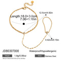 Damen Armband mit funkelndem Kristall und doppeltem Ketten-Design Shop Nory