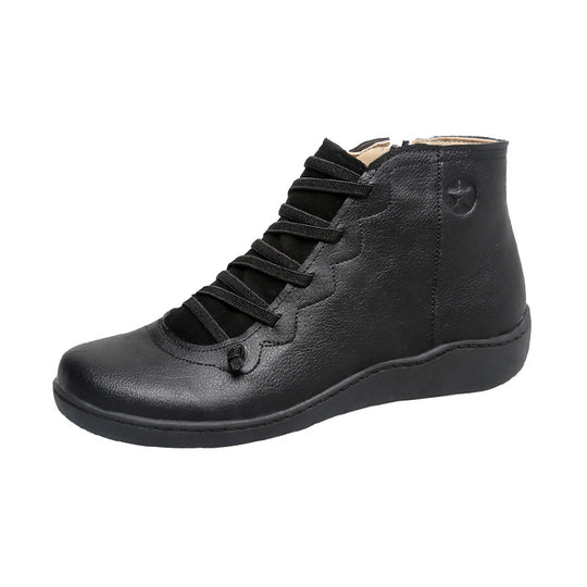 Damen komfortabler Schnür-Bootie mit ergonomischem Fußbett, weichem Schaft und flexibler Profilsohle Shop Nory