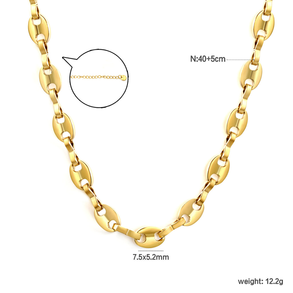 Damen Kette mit abnehmbarem Anhänger und verstellbarem Verschluss Shop Nory