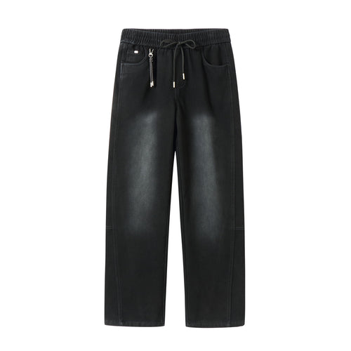 Damen Locker geschnittene Sweathose mit elastischem Bund und Kordelzug Shop Nory
