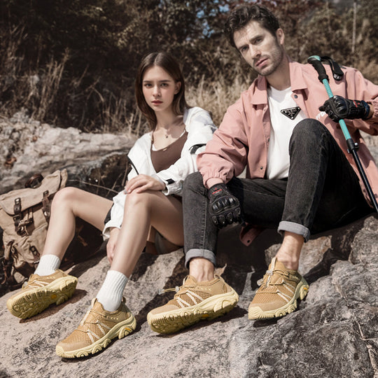 Herren atmungsaktive Trekking‑Trail‑Sneaker mit Quick‑Lace und griffiger Offroad‑Sohle Shop Nory