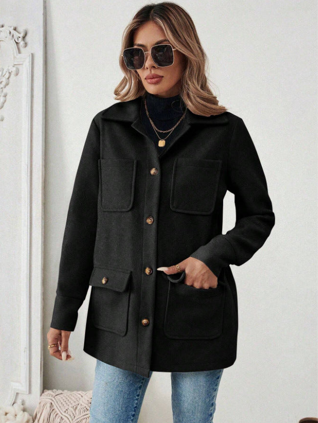 Damen Modische Utility-Jacke