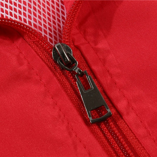 Herren Leichte Windjacke mit Mesh-Innenfutter, Stehkragen & elastischem Saum Shop Nory