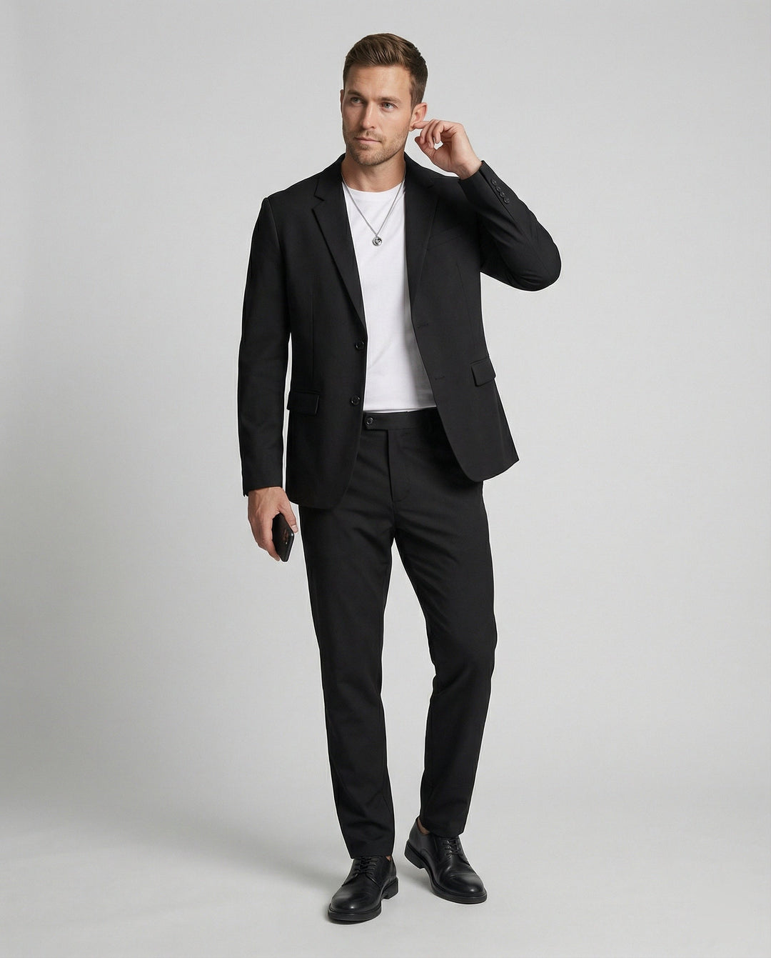 Eleganter Herren Freizeit Blazer Sakko für Herbst und Frühjahr
