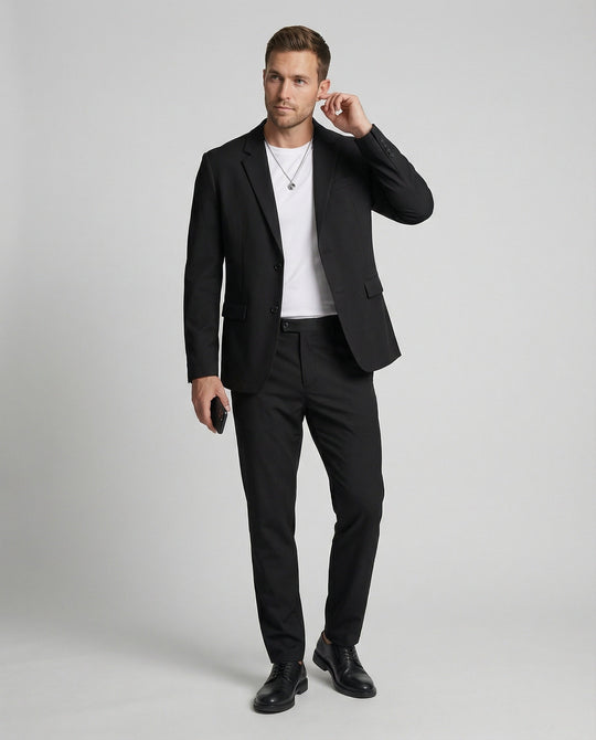 Eleganter Herren Freizeit Blazer Sakko für Herbst und Frühjahr