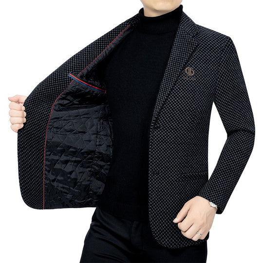 Herren Tailliertes Sakko mit feiner Wabenstruktur und fallendem Revers Shop Nory