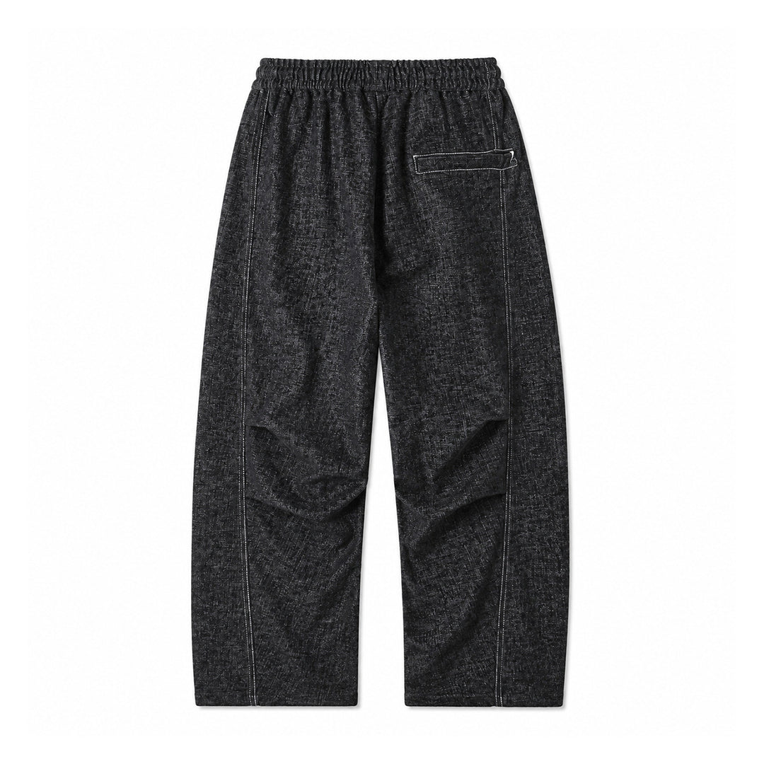 Damen Weite Relaxed-Hose aus Denim‑Optik mit elastischem Bund und Kordel Shop Nory