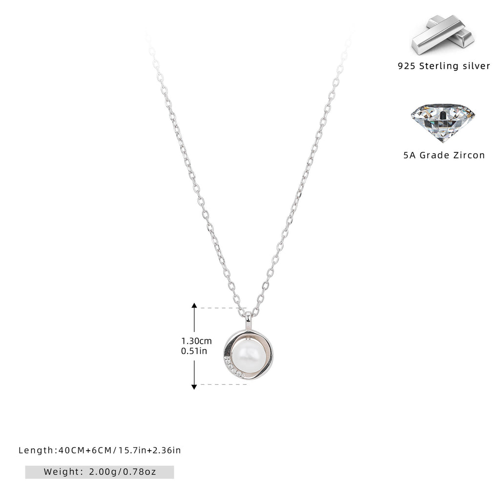 Damen Ohrstecker aus 925 Sterling Silber mit elegantem Perlendesign Shop Nory