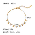 Damen Armband mit funkelnden Kristallanhängern und feinem Kettendesign Shop Nory