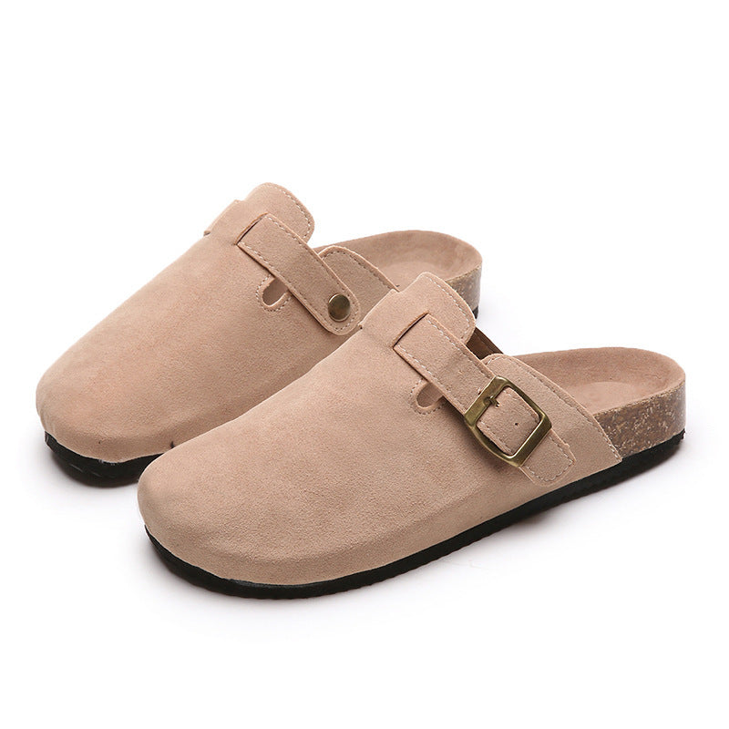 Herren Wildleder Clog mit ergonomischem Kork-Fußbett und verstellbarer Metallschnalle Shop Nory