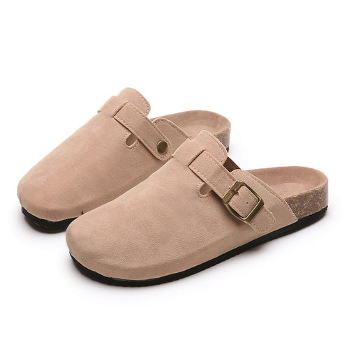 Herren Wildleder Clog mit ergonomischem Kork-Fußbett und verstellbarer Metallschnalle Shop Nory