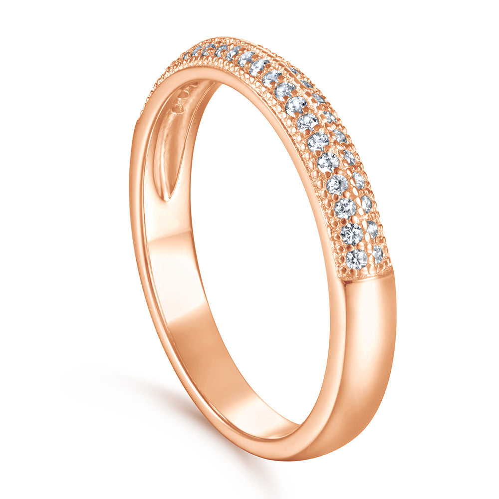 Damen Eleganter Ring mit funkelnden Zirkoniasteinen Shop Nory