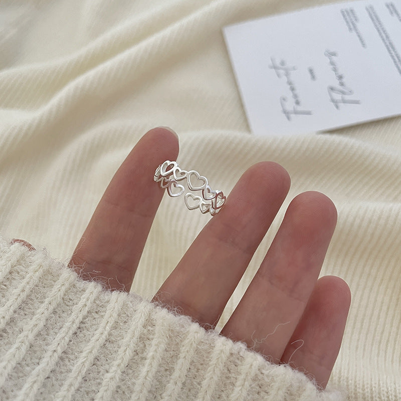 Damenring mit filigranem Herzdesign Shop Nory